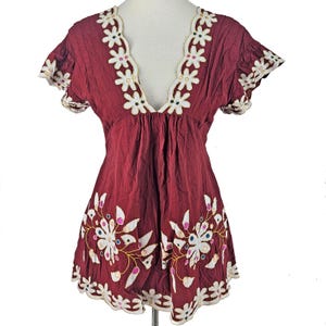 Anthropologie Embroidered Dress - Etsy Anthropologie Embroidered Dress - Etsy