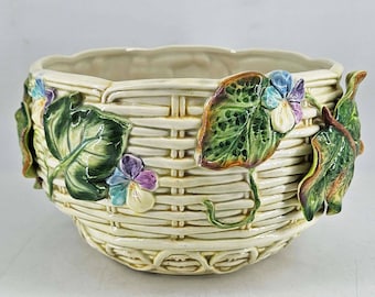 Fitz & Floyd Classics Old World Rabbit Centerpiece Cache pot Bowl