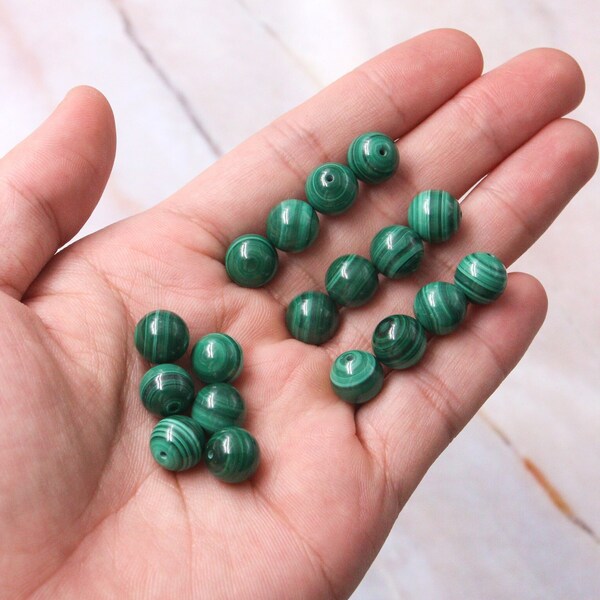 Malachite Natural Bead Necklace
