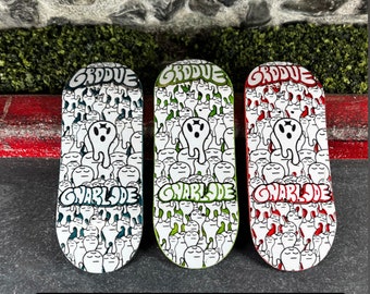 Gnarljoe’s “Drip Sprites” Groove Wooden Fingerboard