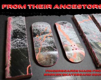 Recycled Skateboard Graphic Fingerboard by Groove