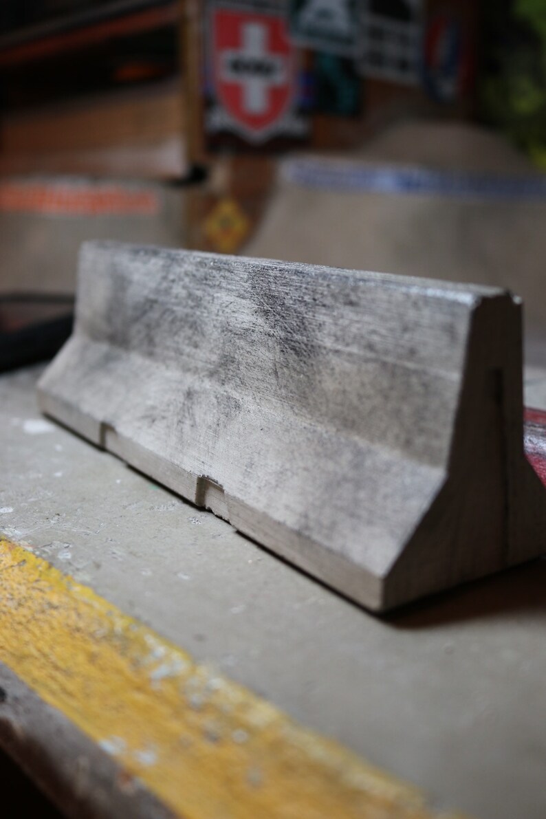 Realistic Fingerboard Concrete Jersey Barrier by Cretedoctor Etsy
