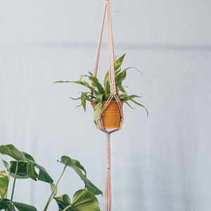 Recycled cotton plant hanger 'Charlotte'