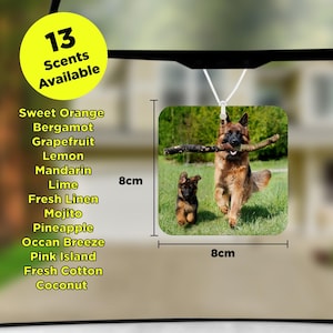 Personalized Photo Car Air Freshener: Custom Scented Car Decor