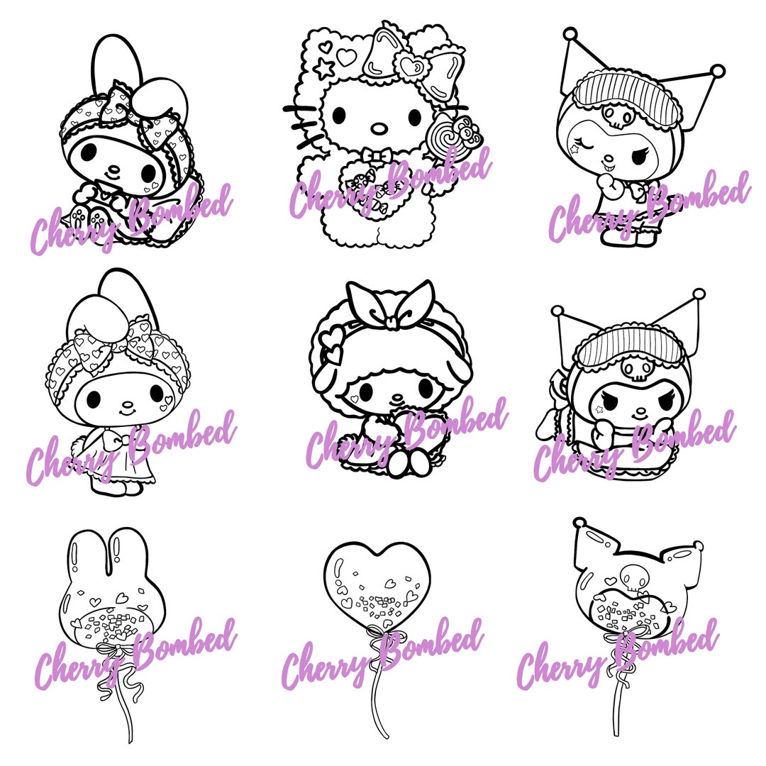 Slumber Party Sleepover and Friends PNG + SVG Bundle - Etsy