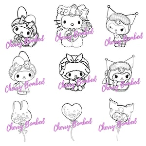 Slumber Party Sleepover and Friends PNG + SVG Bundle