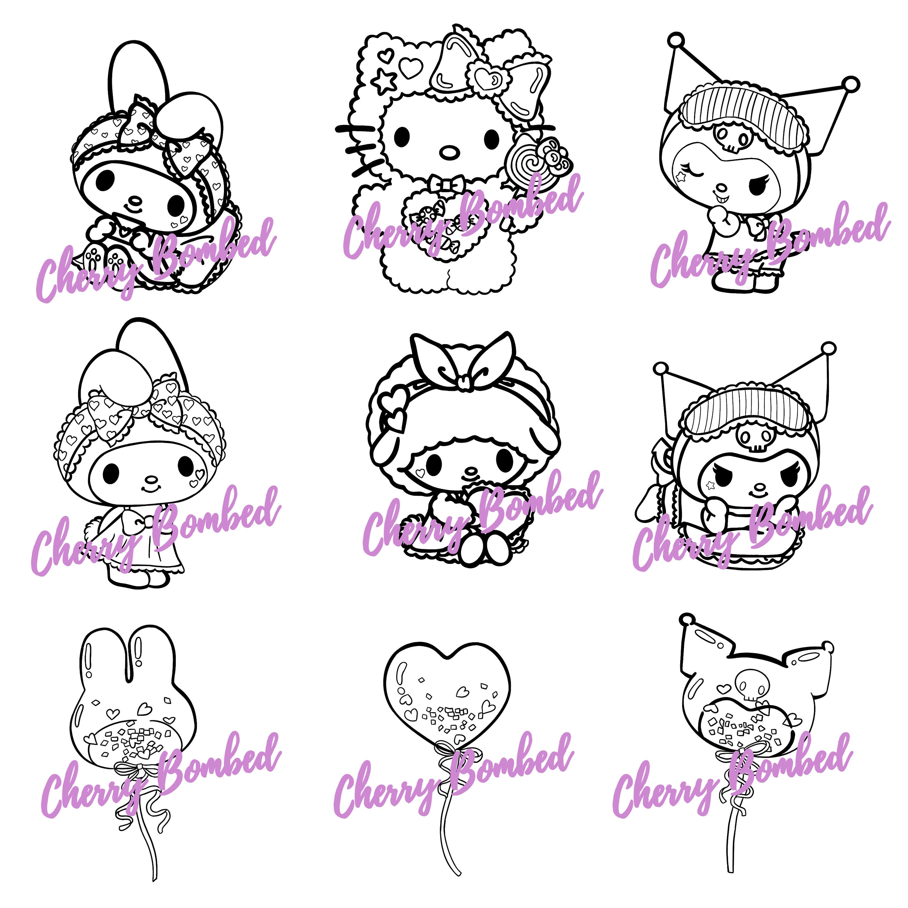 Slumber Party Sleepover and Friends PNG + SVG Bundle - Etsy