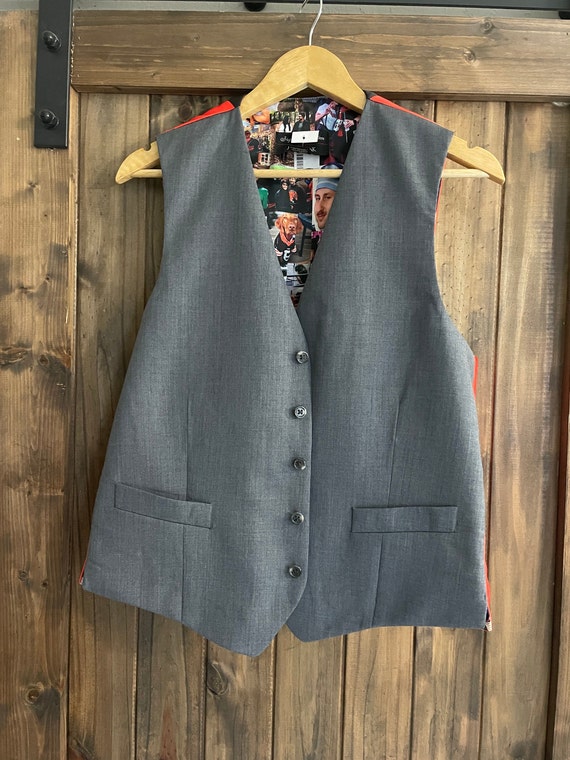 Custom wedding vest clearance