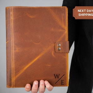 Organizador de cartera de cuero para ejecutivos, portadocumentos con bloc de notas, portafolios personalizado, soporte para tableta, obsequios corporativos, set de regalo de Navidad