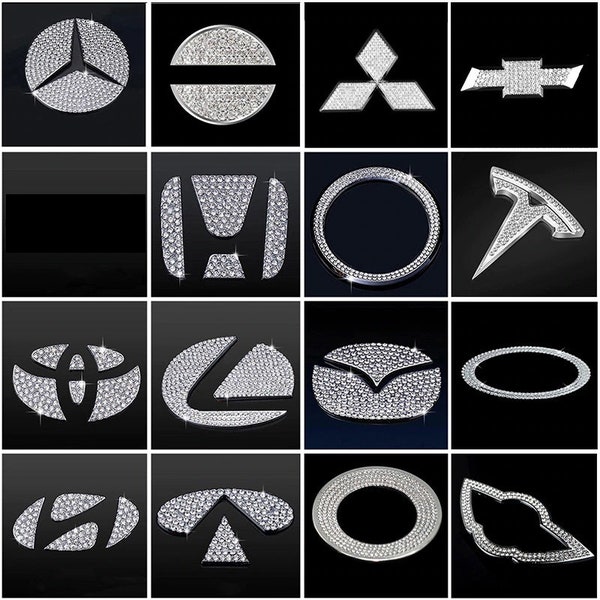 3D Diamond fit Mercedes Benz Car Steering Wheel Metal Decoration Stickers Bling Rhinestone Interior for Girls Women Lady