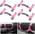 Grab handles fit for Jeep Wrangler , 4 x Grip handle holder roll bar 1987 - 2024 Sports Sahara Freedom Rubicon X Unlimited Pink Black Blue product logo