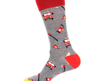 Men's Firefighter Novelty Socks