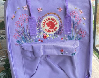 Patch Kanken Backpack Lilac Fjallraven Kanken Classic Backpack