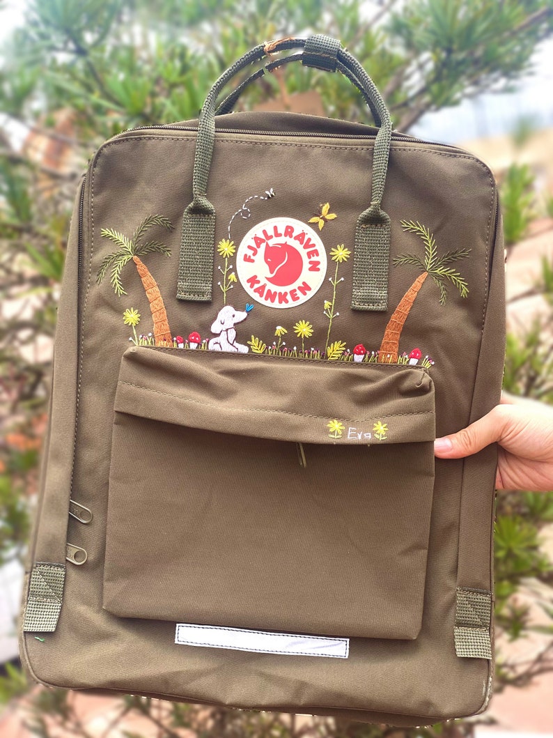 Backpack Fjallraven Kanken Embroidered Dog Snoopy, Snoopy Dog