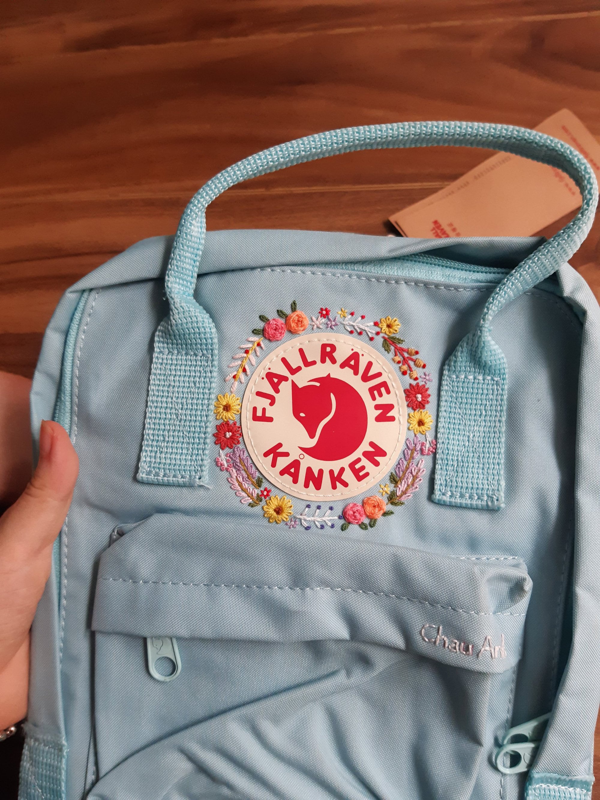Fjallraven Women's Kanken Mini Backpack, Sky Blue, One Size