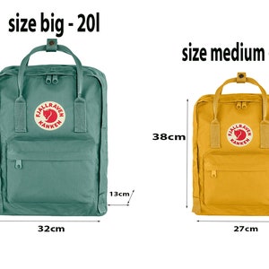 Handbestickter Fjällräven Kanken Rucksack mit Blumen und Regenbogen / Kanken Rucksack bestickt mit Blumen und Regenbogen Bild 6