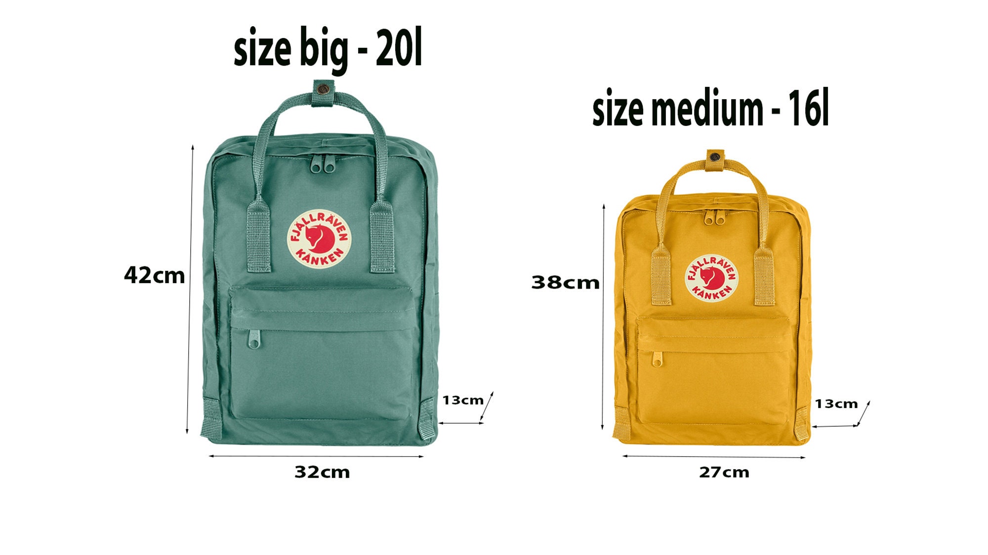 Kanken backpack regular size 2025