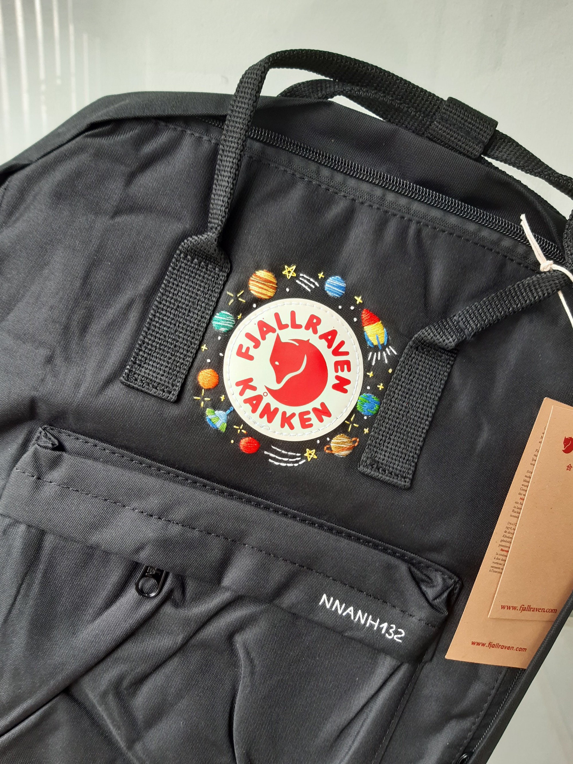 Embroidered Kanken Backpack/fjallraven Kanken Embroidered - Etsy