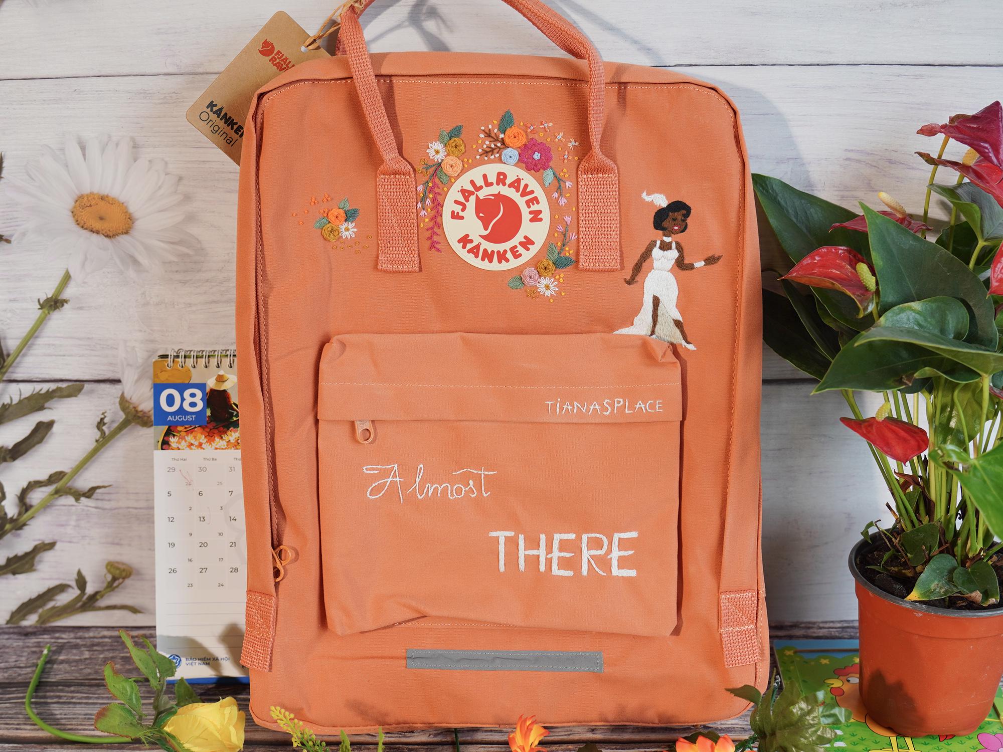 Custom Embroidered Fjallraven Kanken Backpack, Custom 