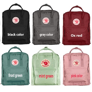 Fjallraven Kanken No. 1 Backpack Custom Hand Embroidery/customized ...