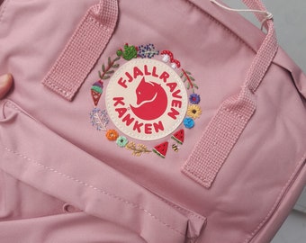 Fjallraven kanken Stickmuster/Gestickter Kanken Rucksack/Fjallraven kanken embroidery design