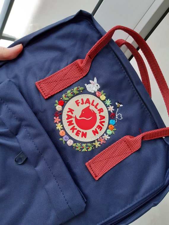Embroidered Kanken Backpack/ Fjallraven Kanken Embroidery Backpack
