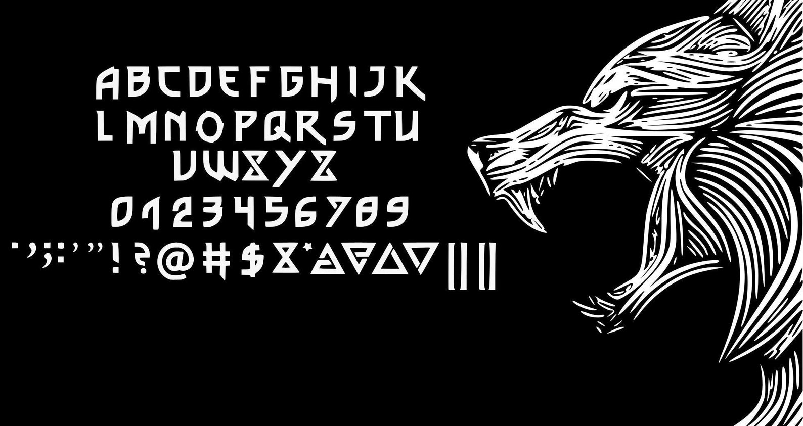 WITCHER Alphabet Letters Numbers Special Characters & Etsy