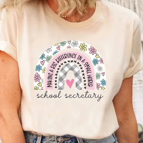 School Secretary Shirt - Etsy