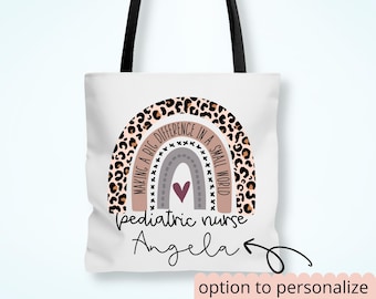 Pediatric Nurse Bag Pediatric Nurse Gift PEDS Nurse PICU Nurse Registered Nurse Tote Bag NICU Nurse Gift Pediatrics Gifts Peds Unit Tote Bag