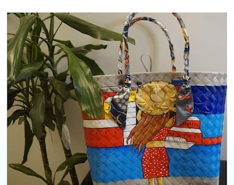 Bayong Bag Handpainted | Art Bag | Gift for her | Gift for mom