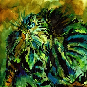 SCRATCHING CAT