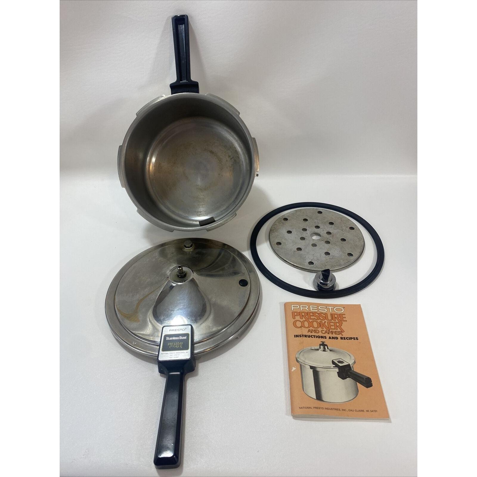 Vintage Presto Stove Top Pressure Cooker and Canner Quart