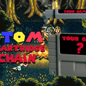 SNES カスタムカートリッジキーチェーン