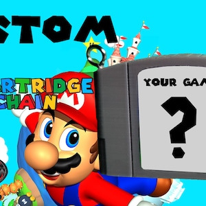 N64 Custom Cartridge Keychain