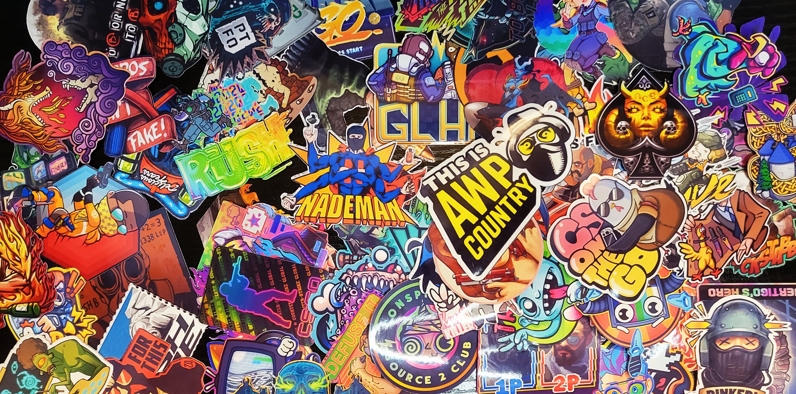 CS:GO sticker wallpaper 1366x768  Sticker bomb wallpaper, Go wallpaper,  Sticker bomb