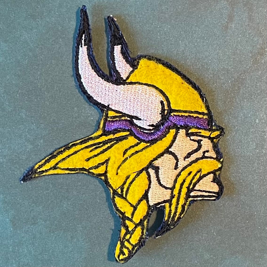 Vikings V Symbol Logo Embroidered Iron On Patch