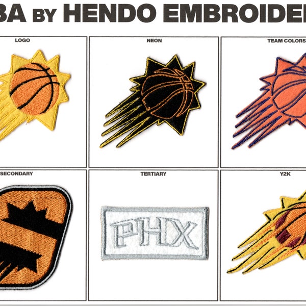 Phoenix Suns Appliqué Patches (3")