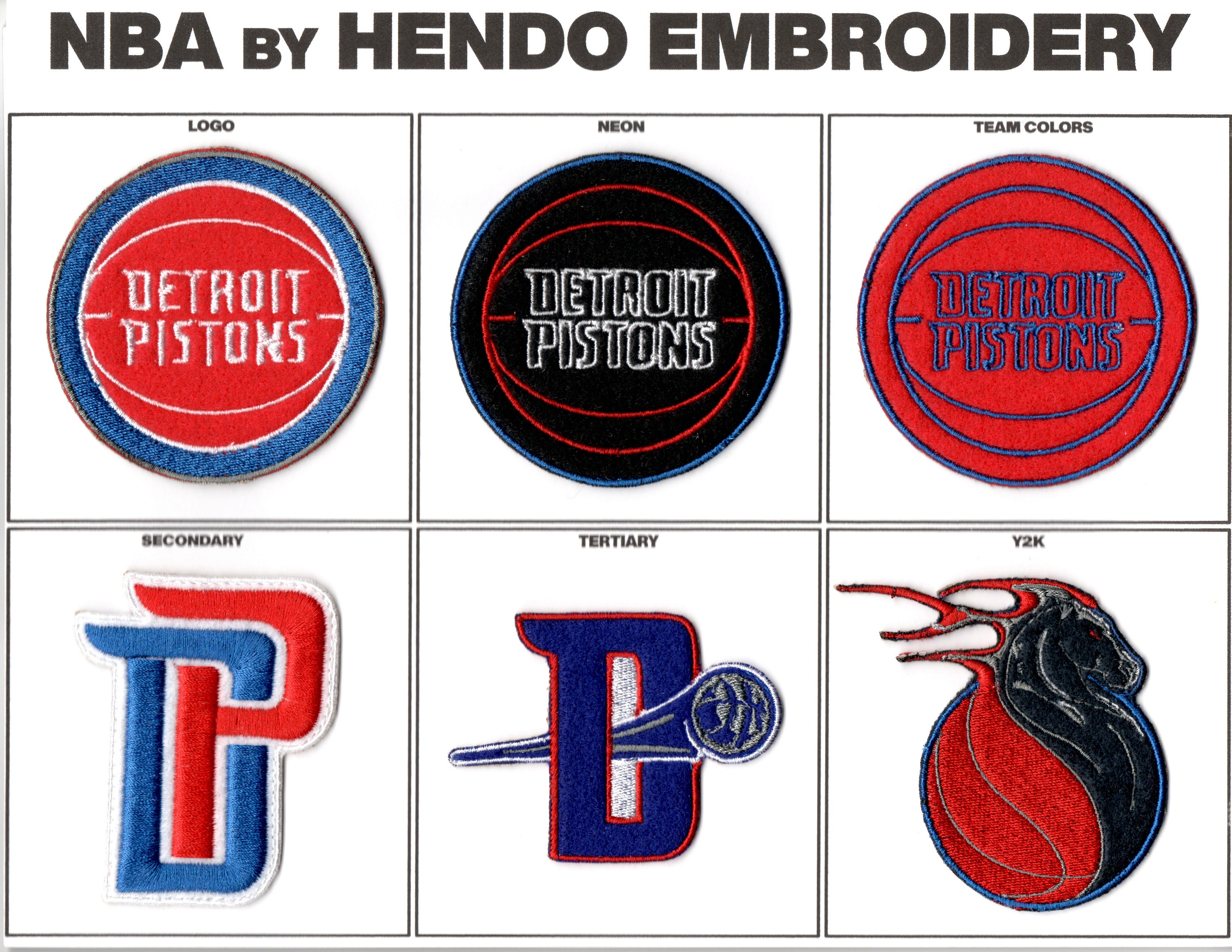 Detroit Pistons Basketball Logo embroidery design