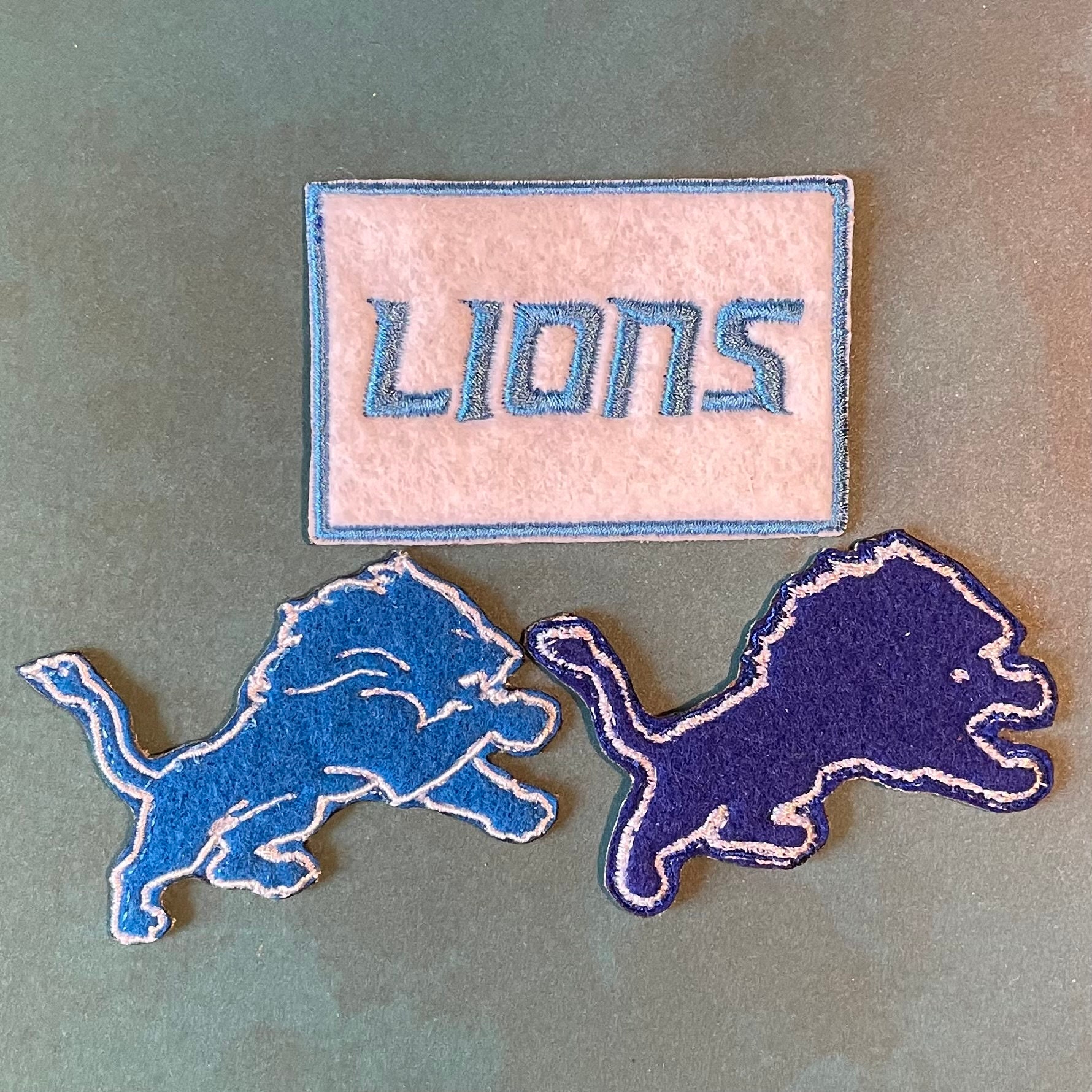 Detroit Lions Patch iron on NFL team DIY football