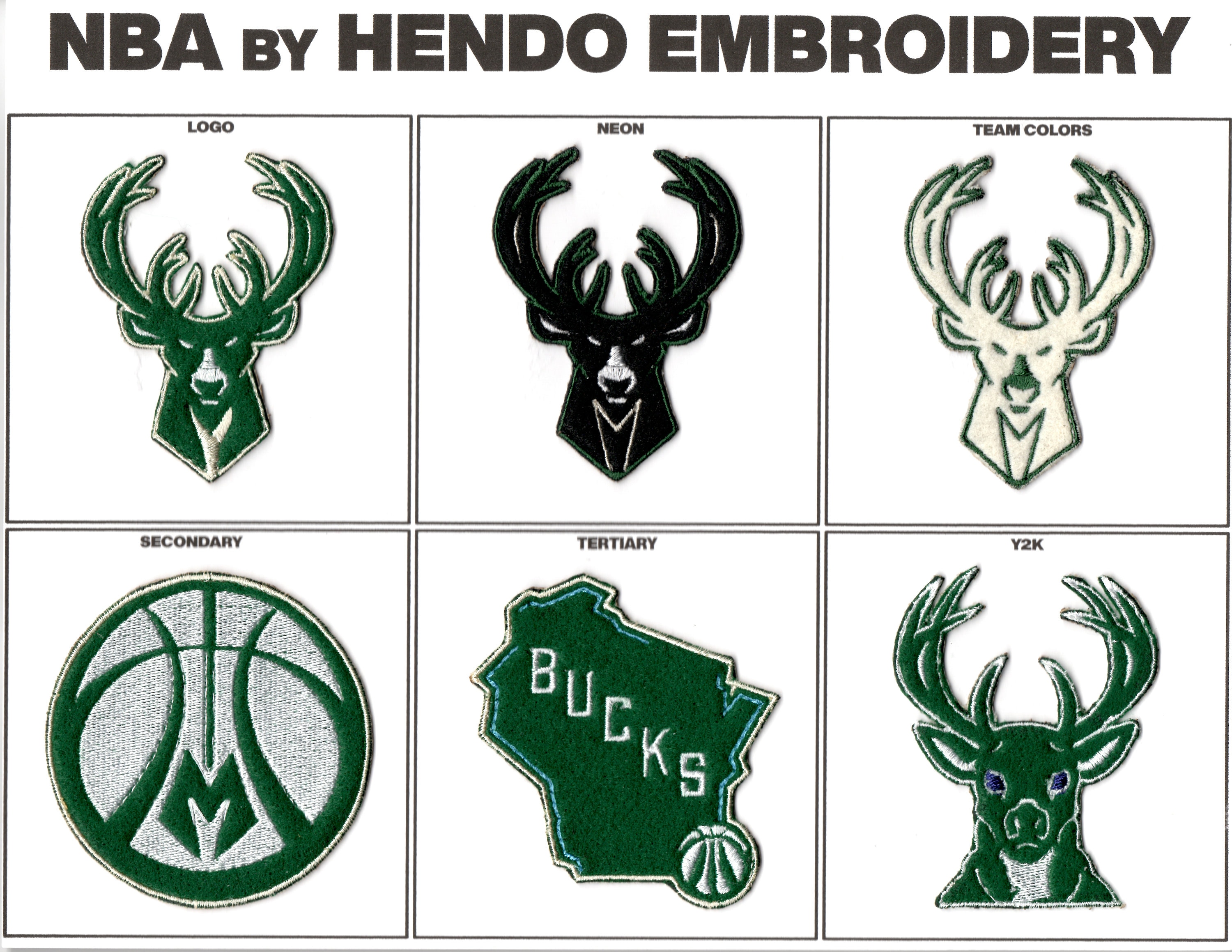 The Emblem Source Hardwood Classics 1993 Milwaukee Bucks Patch