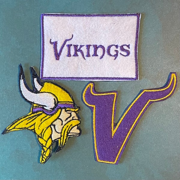 Minnesota Vikings Appliqué Patches