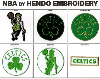 Boston Celtics Appliqué Patches (3")