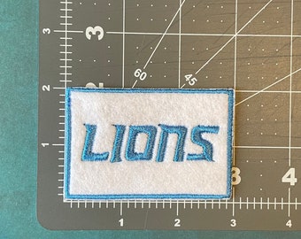 DETROIT LIONS IRON ON PATCH - 1