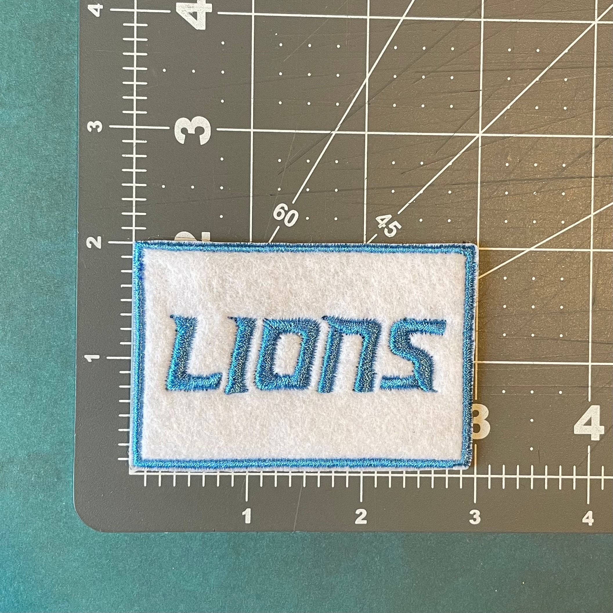 Detroit Lions Appliqué Patches 