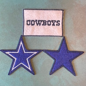 Accessories, Dallas Cowboys Patch Iron On Superman Nfl Diy Back