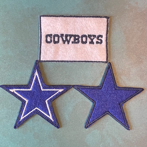 Dallas Cowboys Iron on Patch Etsy