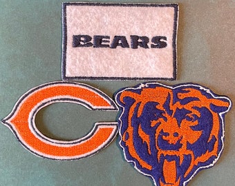 Chicago Bears Appliqué Patches