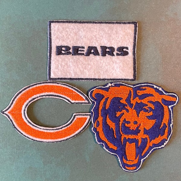 Chicago Bears Appliqué Patches