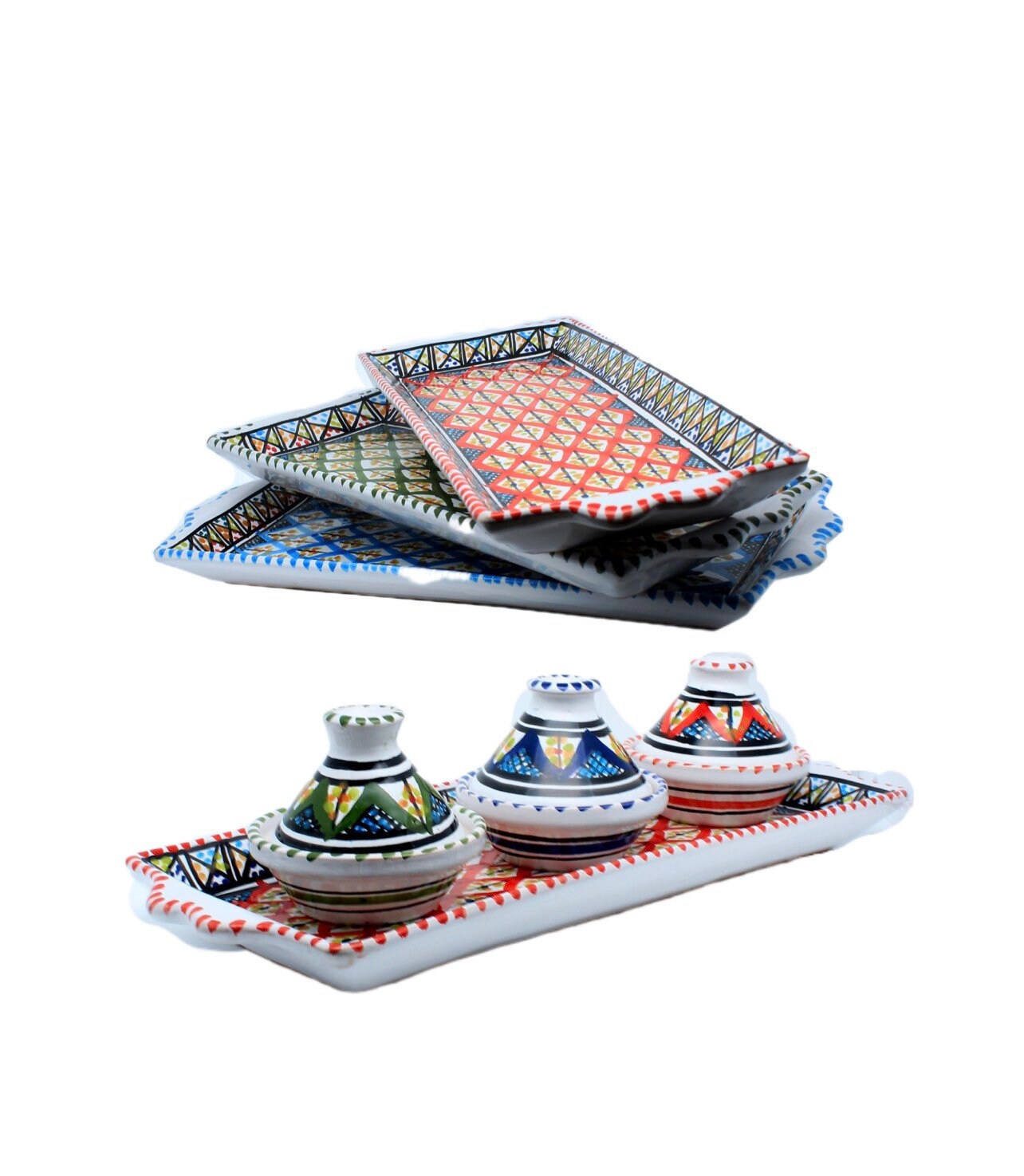 Mini Tajine Etnico Porta Spezie Salse Ceramica Marocchina Tunisina 1211201236 