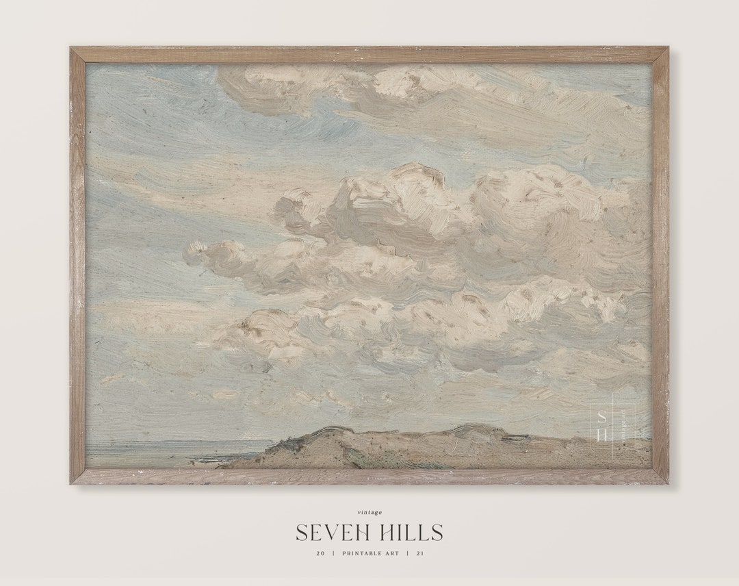 Dittelle Leinwandbild „Lila Wolken“ – 80 X 160 Cm, Rahmenlos, Abstrakte Wolken-Wandkunst Fürs Wohnzimmer